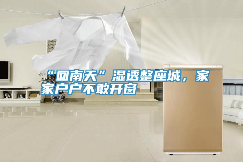 “回南天”濕透整座城，家家戶戶不敢開窗