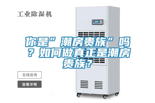 你是”潮房貴族”嗎？如何做真正是潮房貴族？