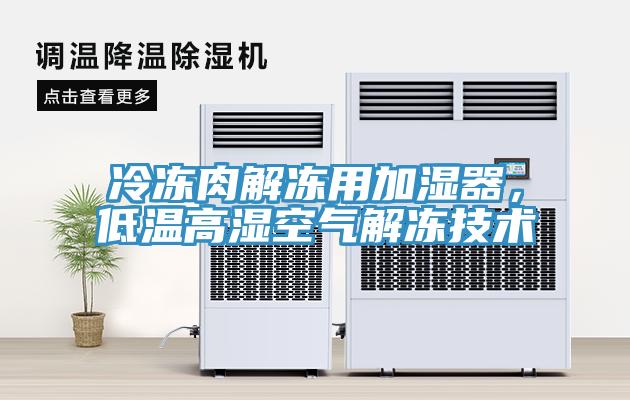 冷凍肉解凍用加濕器，低溫高濕空氣解凍技術(shù)